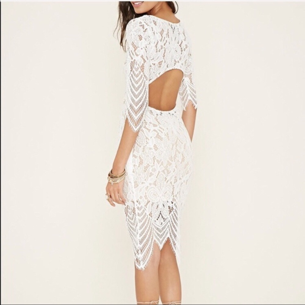 Forever 21 Lace Midi Dress